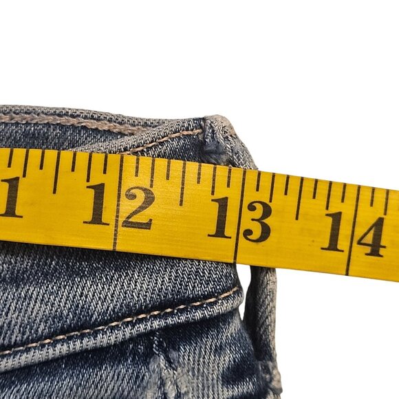 Mother Women Mid-Rise Dazzler Ankle Fray Jeans 26 Quiet Luxury LA Street Style - Picture 14 of 16